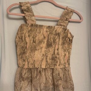 Japna Snake Print tank top size medium
